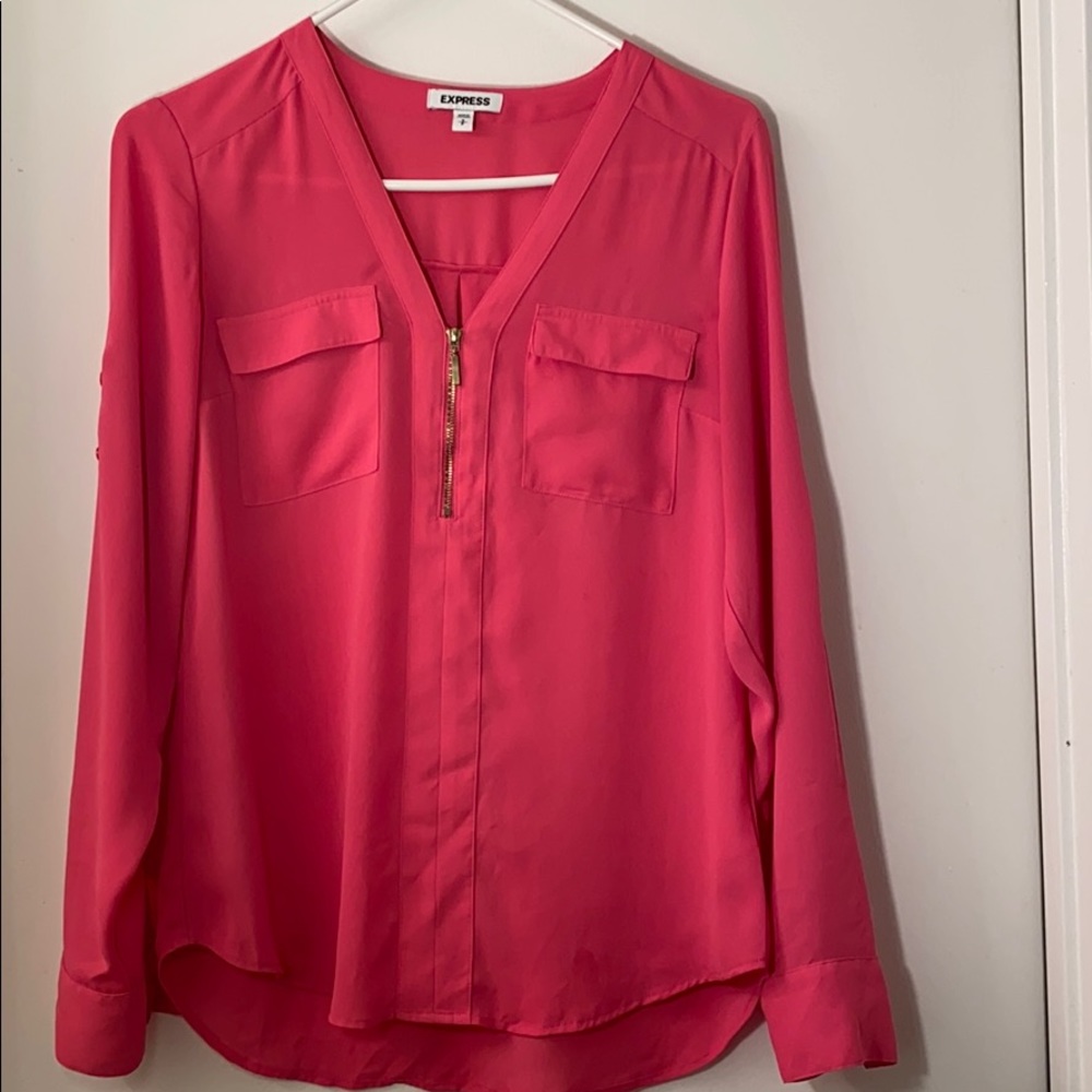 Express pink shirt